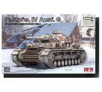 Rye Field Model RM5102 Pz.Kpfw. IV Version G with Workable Winter Chains Tracks Scale 1:35 Model Building Plastic Kit