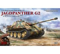 RYE FIELD UK CORE RANGE 5031 1/35 JAGDPANTHER G2 W/ WORKABLE TRACK LINKS 88 Ove