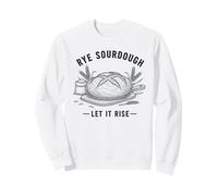 Rye Sourdough Let It Rise With Flour and Wheat Sweatshirt