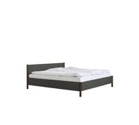 RYE Veng Bed Frame 180x200 Dark Grey/Smoked Oak