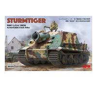 Ryefield 5035 Sturmtiger RM61 L/5.4/38cm w/Workable Track 1:35 Model Kit
