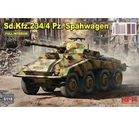 Raifield Model RFM5118 1/35 Germany Sd.Kfz.234/4 Heavy Armored Car Full Interior Plastic Model
