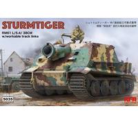 Ryefield Model 1/35 Sturmtiger W/Full Turret Interior Kit - 5035