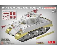 Rye Field Model 5133 1:35 M4A3 76W VVSS Sherman late Upgrade Ver Military Model