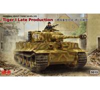 Rye Field Model RM5015 Plastic Kit Tiger I Late Production, Multi-Coloured