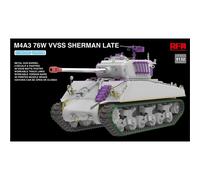Ryefield Models 5132 M4A3 76W VVSS Sherman Late (Standard) 1:35 Model Kit