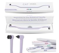 RYERCAT Dual Sided Cat Toothbrush - Kitten Toothbrush with Micro Head to fit into Cat/Kittens Mouth - Cat Dental Care Supplies - Pet Toothbrush for Cats (Lavender Purple)