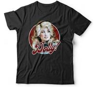 RYEW Dolly Retro Vintage Tshirt Unisex & Kids - Country, Western, Music, Parton Black