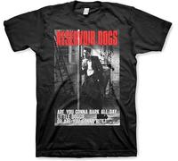 RYEW Reservoir Dogs Quentin Tarantino Michael Madsen Tee T Shirt Mens Unisex Black