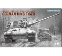 ライフィールドモデル Ryfield Model RFM5137 1/35 Sd.Kfz.182 VI Tank King Tiger Ardennes 1944 Regular Edition Plastic Model