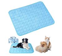 Ryfpdml Dog Cooling Mat, 55x70cm Soft Comfortable Cooling Mat for Dogs Cats Summer Cool Mat for Dogs Portable and Washable Pet cooling Pads for Cat Puppy for All (F)