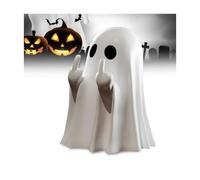 Ryfpdml Halloween Decorations, Halloween Middle Finger Ghost Decorations Spooky Funny Table Statue Ornament, Spooky Funny Table Statue Ornament Home Indoor (C)