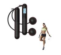 Ryfpdml Ropeless Skipping Rope, Cordless Skipping Ropes for Adults, Wireless Skipping Rope with Counter Smart Digital Gravity Ball Jump Rope for Kids Adluts (C)