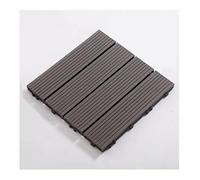 Rygcrud Composite Decking Tiles - Patio, Roof Terrace, Balcony, Hot Tub Deck Tiles Flooring Decking - Low Maintenance Decking (Color : Gray, Size : 300x300x22mm)