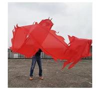 Rygcrud Lightweight Dragon Poi Led Dance Streamer with 3D Head, Outdoor Beginners Juggling Sets for Holidays, Flinging Performance, Backyard Fitness(Rosso,6m/19.7ft)