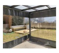 Rygcrud Outdoor Curtains Waterproof Patio Vinyl, Top Eyelets
