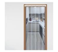 Rygcrud Strip Curtain - 1.6mm Clear PVC Slat, Transparent Water-proof Commercial Industrial Freezer Curtains for Shop, Warehouse, Factories(210x230cm)
