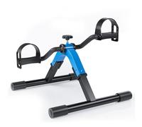 RYGEO Folding Pedal Exerciser, Mini Under Desk Bike - Portable Foot Hand Cycle Peddler Machine Bicycle Exerciser for Arm Leg While Sitting