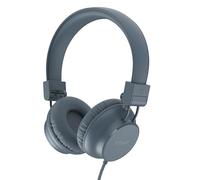 RYGHT - R484314 - NIMA - Wired Headphones - Clear and Deep Stereo Sound - Foldable and Lightweight, Built-in Microphone, Padded Earpads - 1.2 meter cable - Grey Blue