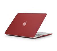 RYGOU for MacBook Pro 13 inch Case 2019 2018 2017 2016 Release A2159 A1989 A1988 A1706 A1708, Exquisite Finish Plastic Hard Shell Case Only Compatible with MacBook Pro 13 Touch Bar,Wine Red