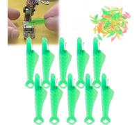 RYGRZJ Fish Mouth Sewing Machine Needle Threader,10PCS Fish Type Needle Threader,Automatic Sewing Needle Threader,2024 New Quick Sewing Machine Loop Easy Selfthread Needle Threaders Tool
