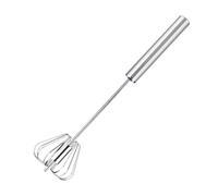 RYGRZJ Whizzy Whisk,2024 New Stainless Steel Semi-Automatic Whisk,Automatic Whisk Mixer Stirrer Tool,Hand Push Mixer Stirrer Kitchen Gadgets for Blending, Whisking, Beating