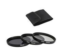 RYH 3 In 1 Gray ND2 ND4 ND8 Lens Filter Kit Set 49mm 52mm 55mm 58mm 62mm 67mm 72mm 77mm For Canon For Nikon For Sony For Pentax Camera(49mm)