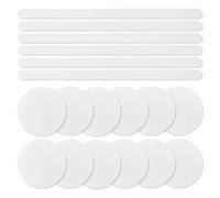 RYHHH 18 PCS Non-Slip Bath Stickers Shower Stickers, Round Non Slip Stickers,Non Slip Strips Pads,Transparent Anti Skid Strip, For Bath Tub, Stairs, Shower Room, Slippery Surfaces (Clear, 2 Styles)