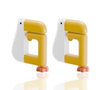RYHHH 2 Pcs Portable Bag Holder,Portable Duck Shaped Bag Hooks for Table,Cute Animal Handbag Hooks for Tables,for School/Office Desk Storage & Organization,for Bags, Umbrellas, Keys, Cups