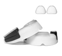 RYHHH 2 PCS Sports Mouthguard, Mouthguard Slim Fit with Case, Dual Layer Premium Protection, for Boxing, MMA, Rugby, Martial Arts, Judo, Karate, Hockey and All Contact Sports (Black & White)