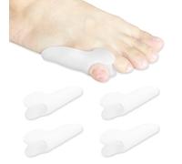 RYHHH 4 PCS Pinky Toe Separator & Protectors | Silicone Little Toe Spacers | Protects the from Callus Blisters and Corns | for Little Overlapping Toes | Unisex