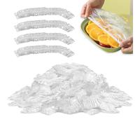 RYHHH 50 Pcs Food Covers Plastic Stretch, Shrinkable Fresh Keeping Bags, Elastic Plastic Food Storage Covers Preserving Lids Kitchen Supplies For Fruit/Vegetable/Meat/Food Preservation