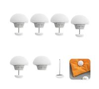 RYHHH 6 PCS Mushroom Duvet Clips, Duvet Clips To Keep Duvet In Place,Non-Slip Duvet Cover Clips,Duvet Snap Fasteners,To Keep Duvet In Place,For Blanket Bed Sheet, Bedding Accessories (White)
