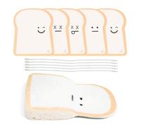 RYHHH Cleaning Sponges Eraser, Kitchen Cleaning Sponges, Toast Shape 5 Pieces, Compressed Sponge Expands When Exposed To Water, Rich Foam, No Damage To The Bowl, Suitable For Coated Pots