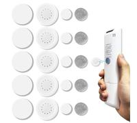 RYHHH Magnetic Remote Control Holder,Wall Mounted Remote Control Holder,Self-Adhesive Remote Control Shelf For Tv Remote Control Charge Socket,For Effortless Organization Of Home,Office (5pcs, White)