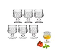 RYHMHA Shot Glasses, 50ml/1.75 oz, Party and Home Catering Wine Glass Set for Brandy, Cocktail, Whisky, Tequila and Sherry, Set of 6 (Gerbera), RY-231209-S