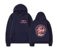 RYHRS Noah Kahan Hoodie Noah Kahan Stick Season Tour Hoodie (navy blue,L)