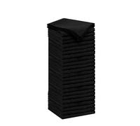 Ryichliho microfiber cleaning cloth 24 pieces, microfiber cloths dishcloths cleaning cloths window cleaning cloths, soft very absorbent lint-free, for kitchen, house, car, black 30 x30cm