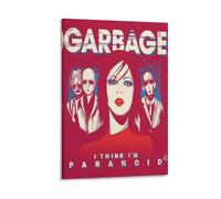 RYJFRYTRY Garbage Band Art MusicFashion Poster Decorative Painting Canvas Wall Art Living Room Posters Bedroom PaintingLiving Room Illustration Poster16x24inch(40x60cm)