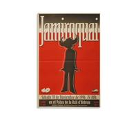 RYJFRYTRY Jamiroquai 1996 Concert Vintage MusicFashion Poster Decorative Painting Canvas Wall Art Living Room Posters Bedroom PaintingLiving Room Illustration Poster12x18inch(30x45cm)