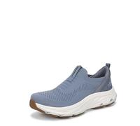 Ryka Women's Devotion Max Knit Sneaker, Flint Stone Blue, 8.5 Wide