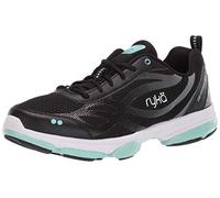 Ryka Women's Devotion Xt Cross Trainer, Black/Mint, 3.5 UK
