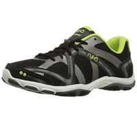 RYKA Women's Influence Cross Trainer, Black/Sharp Green/Forge Grey/Metallic, 5 Wide