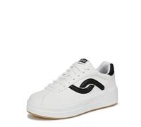 Ryka Women's Viv Max Sneaker, Brilliant White Faux Leather, 7 UK