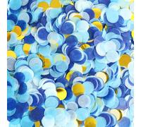 RYKOMO 10000 Pieces 1 Inch Small Circle Confetti for Party Decor Pack of 100 Grams Pink Gold Confetti for Balloons Arts Craft DIY Scrapbooking Birthday Party Festival