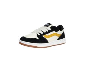 Ryland Check Lace Trainers Black/White 7 UK