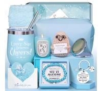 RYLIFEOGI Birthday Gifts for Women, Unique Gift Box Set Includes Tumbler, Cozy Socks, Mirror & Keychain, Thoughtful Birthday Presents for Her, Best Friends, Mum, Wife, Sister, Daughter & Girls