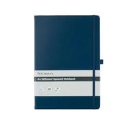 Ryman A4 Soft Cover Squared Notebook (Navy)