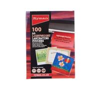 Ryman Laminating Pouches A4 150 Micron Pack of 100