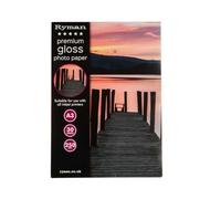 Ryman Premium Gloss Photo Paper A3 250gsm 30 Sheets
